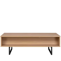 110x55x38 Offenes Lowboard Regal in Eiche - Brausca