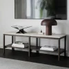 140x45x40 Offenes Regal in Beige Travertin - Calumha