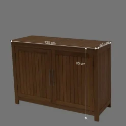 120x85x50 Outdoor Schrank mit Doppeltür - Timos