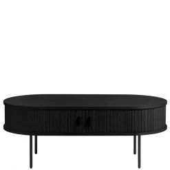 120x45x60 Ovaler Couchtisch im Skandi Design - Venutura