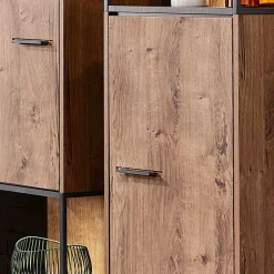 45x156x38 Regal mit Schrankfach Industrial - Xindus