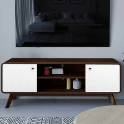 140x53x39 Scandi TV Unterschrank zweifarbig - Devkan