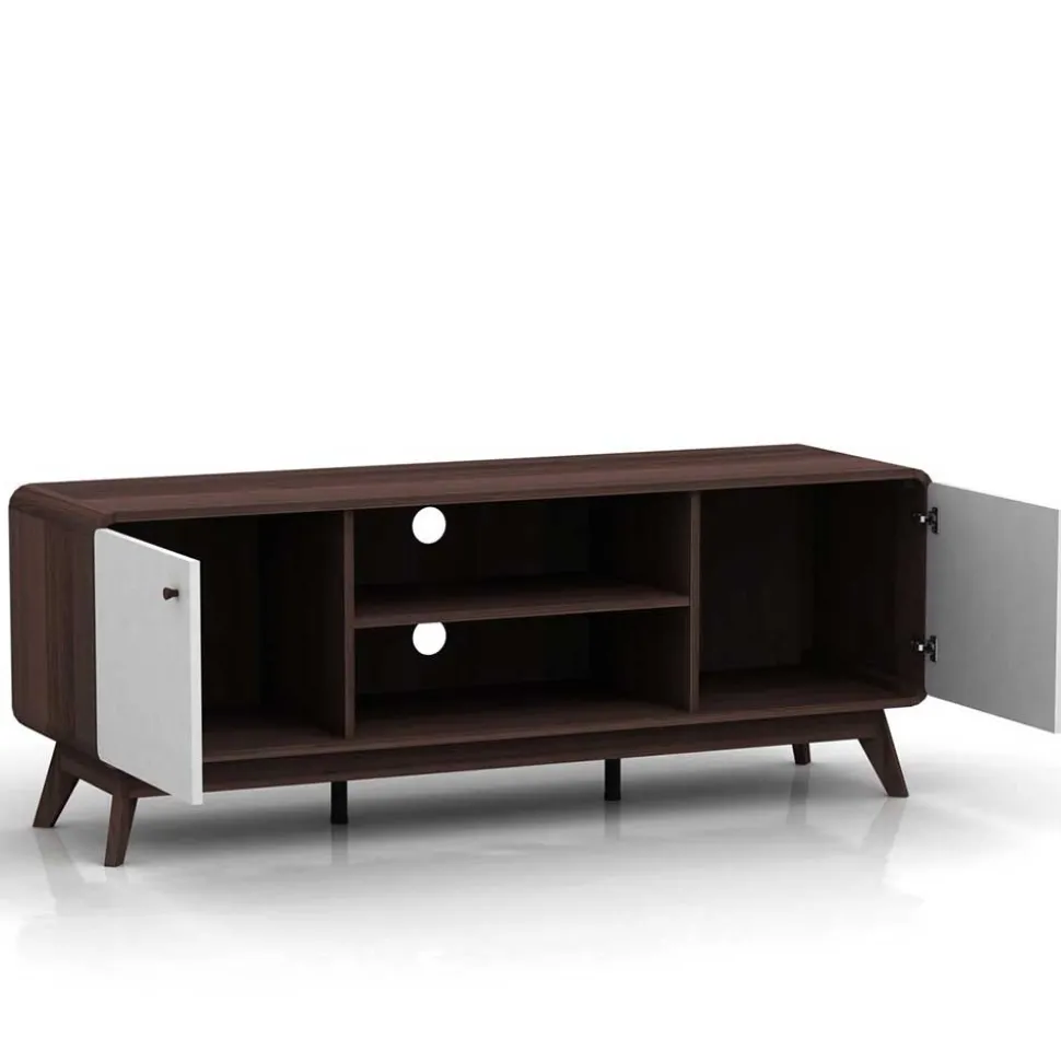 140x53x39 Scandi TV Unterschrank zweifarbig - Devkan