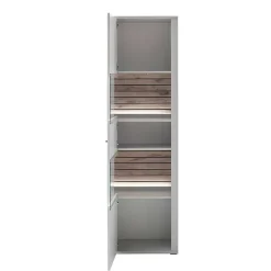 61x206x37 Schmale Vitrine mit Metallgriff - Varzino