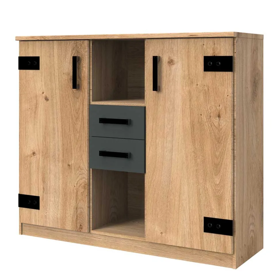 124x105x41 Schrank im Industry & Loft Style - Uletria