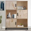 110x140x39 Schrank mit 3 Türen & 3 Fächern - Pseino