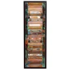 33x99x8 Shabby Chic Garderobenpaneel mit 4 Haken - Vosbadus