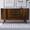 160x90x50 Sideboard in Nussbaumfarben lackiert - Nadelle