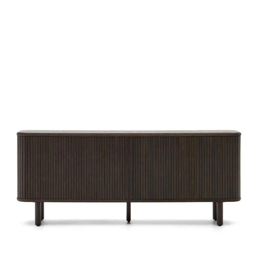 180x75x40 Sideboard in Schwarzbraun Esche - Tadaco