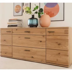 180x78x44 Sideboard mit Furnier Eiche Bianco - Crupean