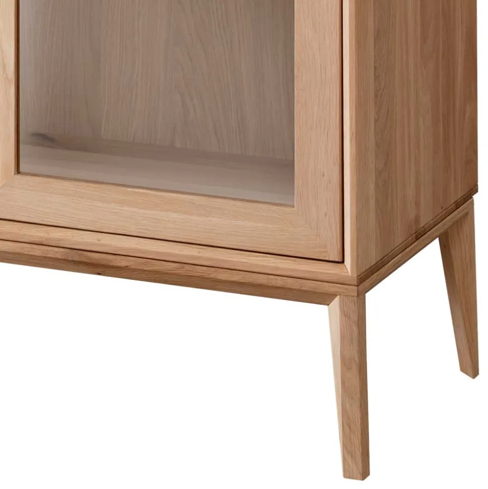 178x82x42 Sideboard mit Glastüren & LED Licht - Lamia