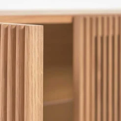 180x72x43 Sideboard mit vier Lamellen Türen - Azuro