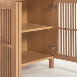 180x72x43 Sideboard mit vier Lamellen Türen - Azuro