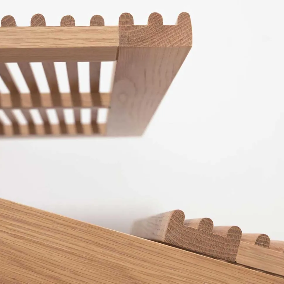 180x72x43 Sideboard mit vier Lamellen Türen - Azuro