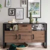 160x90x45 Sideboard mit zwei offenen Fächern - Dudleys