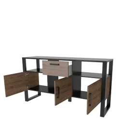 160x90x45 Sideboard mit zwei offenen Fächern - Dudleys