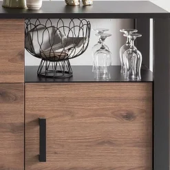 160x90x45 Sideboard mit zwei offenen Fächern - Dudleys