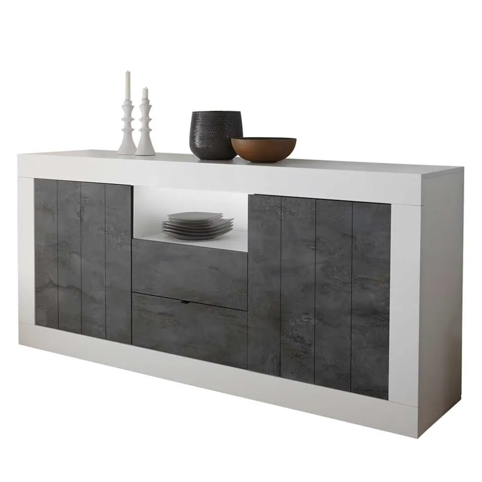 184x86x43 Sideboard modern zweifarbig - Voskala