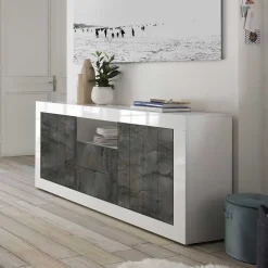 184x86x43 Sideboard modern zweifarbig - Voskala