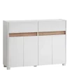112x85x33 Skandi Flurkommode in Weiß - Etravia
