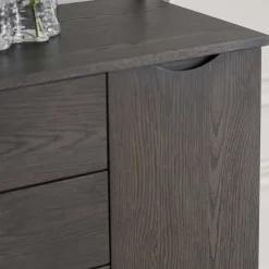 150x85x40 Skandi Sideboard in Eiche Dunkelbraun - Lomarios