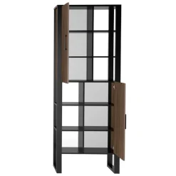 75x201x39 Standregal mit 6 Fächern & 2 Türen - Dudleys