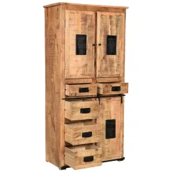 90x180x40 Stauraum Schrank im Industrial Style - Eswan