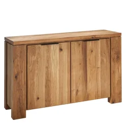 130x8x45 Türen-Kommode aus geölter Wildeiche - Sympatia