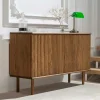 120x75x40 2-türige Kommode in Braun geölt - Maggiore