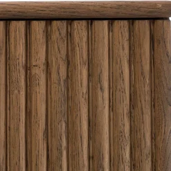 120x75x40 2-türige Kommode in Braun geölt - Maggiore