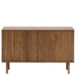 120x75x40 2-türige Kommode in Braun geölt - Maggiore