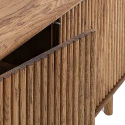 120x75x40 2-türige Kommode in Braun geölt - Maggiore