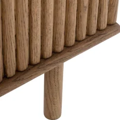 120x75x40 2-türige Kommode in Braun geölt - Maggiore