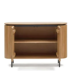 120x80x45 2-türige Kommode in ovaler Form - Ilvenda