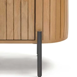 120x80x45 2-türige Kommode in ovaler Form - Ilvenda