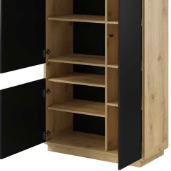 93x181x40 3-türige Schrank mit offenem Fach - Ilunas