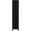 38x180x38 1-türiger Metallspind in Schwarz - Trio