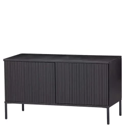 100x56x44 2-türiges TV Board in Schwarz - Gelvins