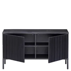 100x56x44 2-türiges TV Board in Schwarz - Gelvins