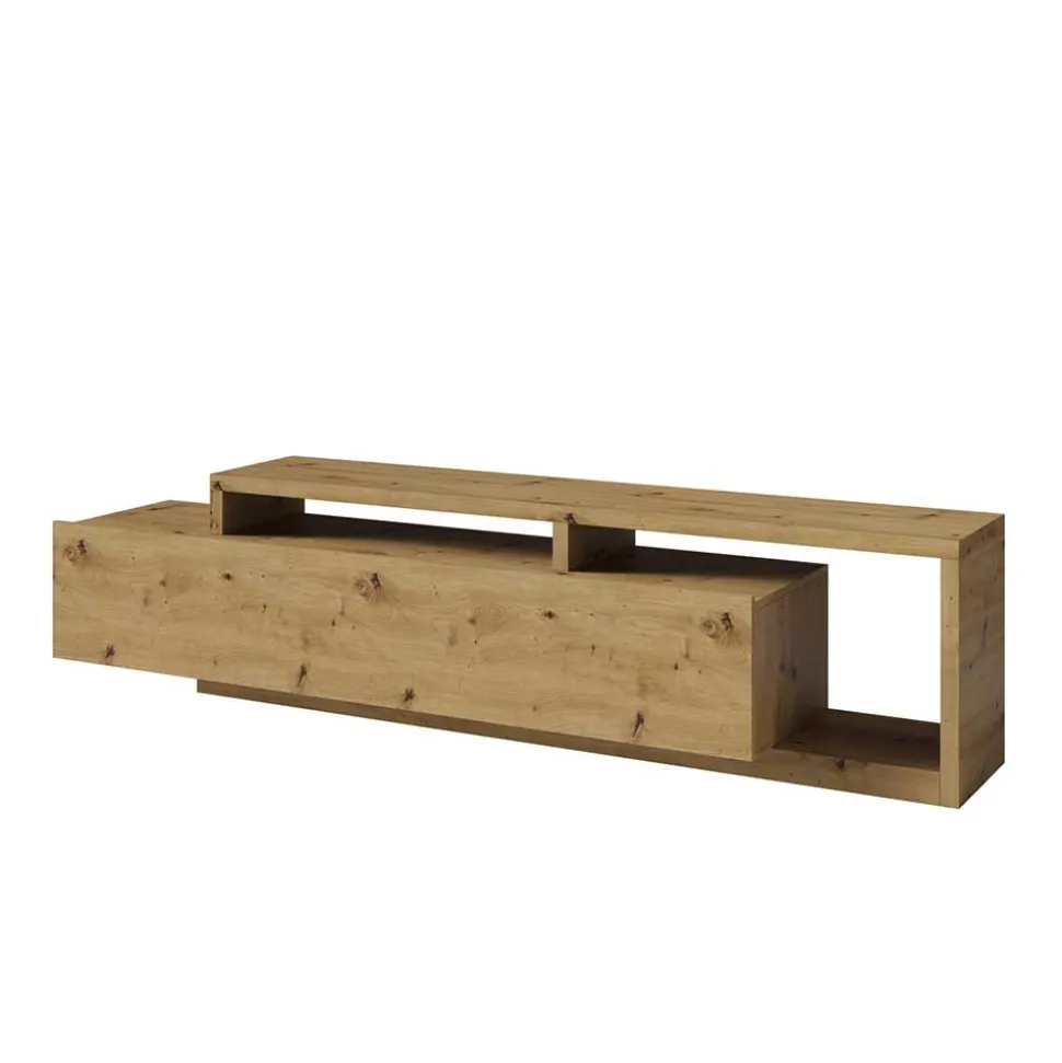 219x53x45 TV Bank mit einer Schublade & Fächern - Nadal