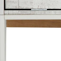 140x45x40 TV Board aus Kiefer in Creme Weiß - Ejeliva