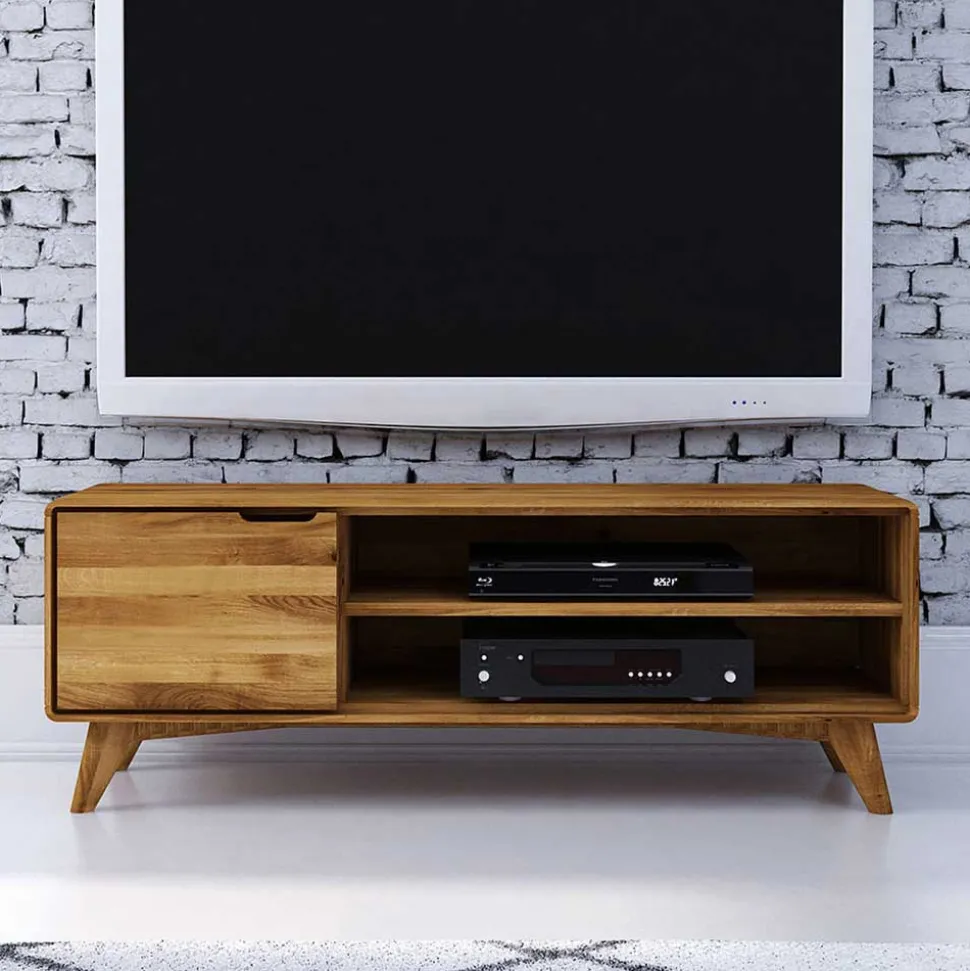 134x48x40 TV Element aus geölter Wildeiche - Eavy