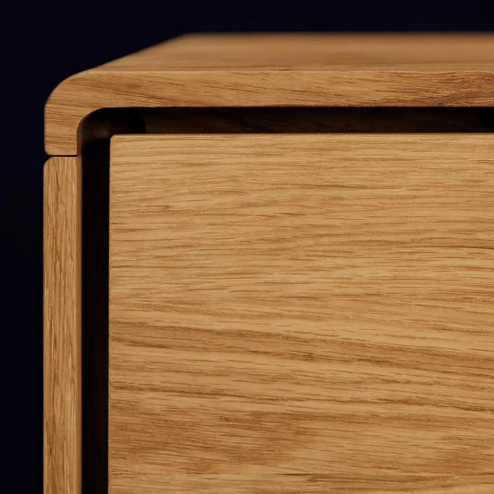 134x48x40 TV Element aus geölter Wildeiche - Eavy