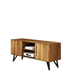 136x61x45 TV Element aus massiver Wildeiche - Mandirov