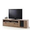 179x50x51 TV Element in Eichefarben & Grau - Larinca