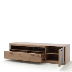 179x50x51 TV Element in Eichefarben & Grau - Larinca