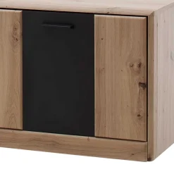 179x50x51 TV Element in Eichefarben & Grau - Larinca
