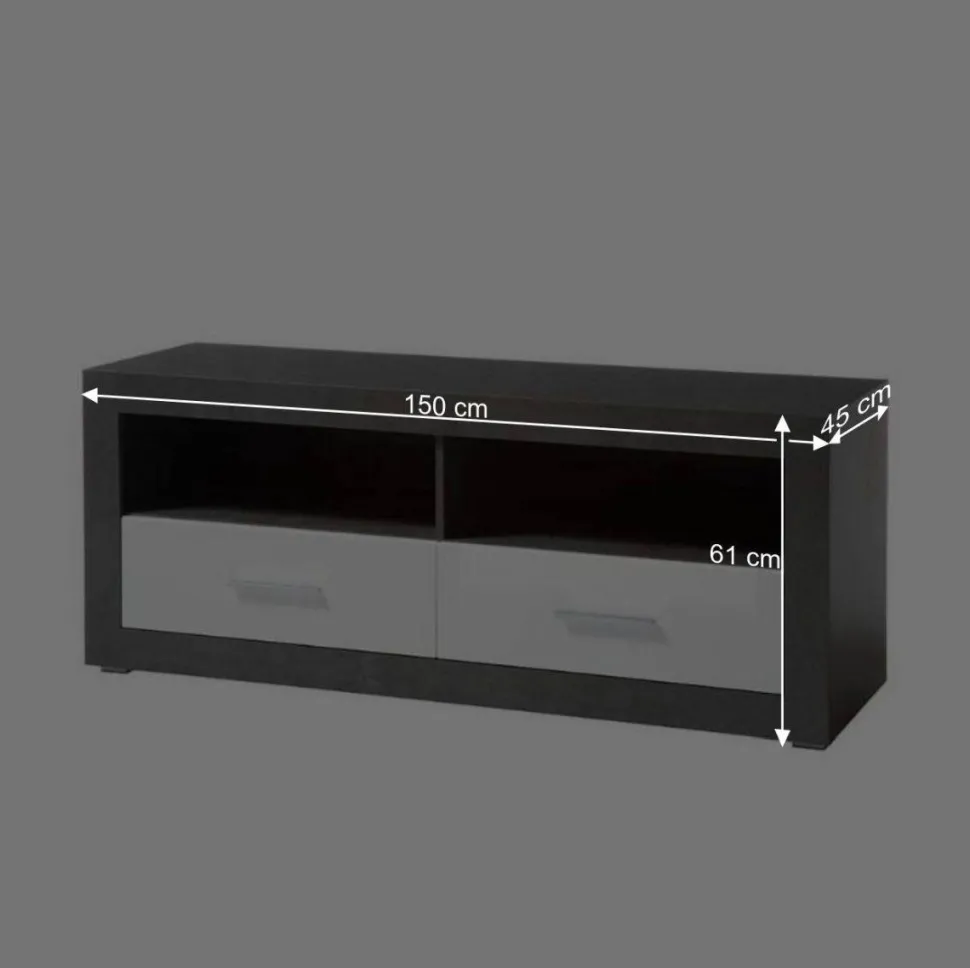 150x61x45 TV Element mit Schubladen - Istensa