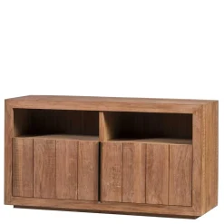 138x75x50 TV Kommode aus Teak Massivholz - Myons