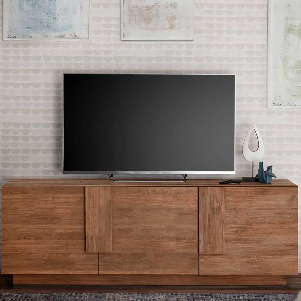 181x63x44 TV Lowboard mit drei Türen - Basento